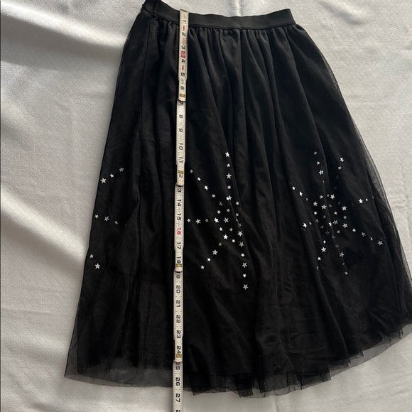 Guess Black Tulle Starry Skirt with lining. Size 16. - Picture 9 of 9